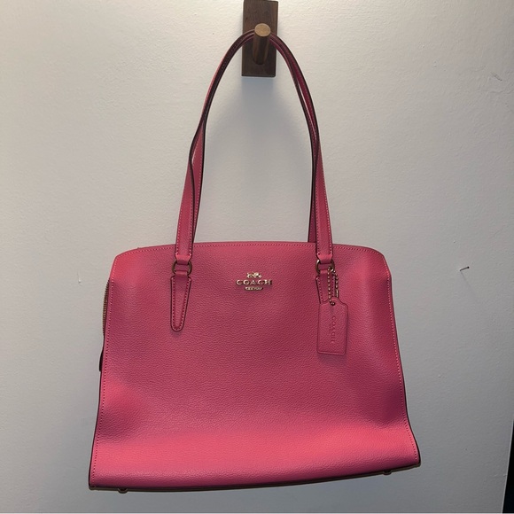 Coach Pink Tatum Carryall Tote - Picture 5 of 6